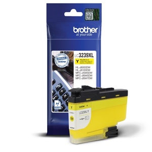 Brother Original LC-3239XLY Yellow High Capacity Inkjet Cartridge - (LC3239XLY)