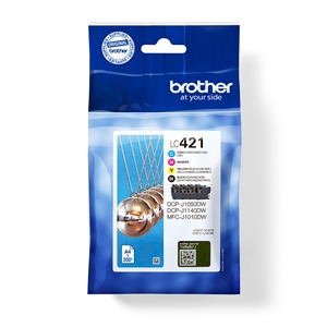 Original Brother LC421VAL Multipack Inkjet Cartridge