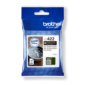 Original Brother LC422BK Black Inkjet Cartridge LC422BK