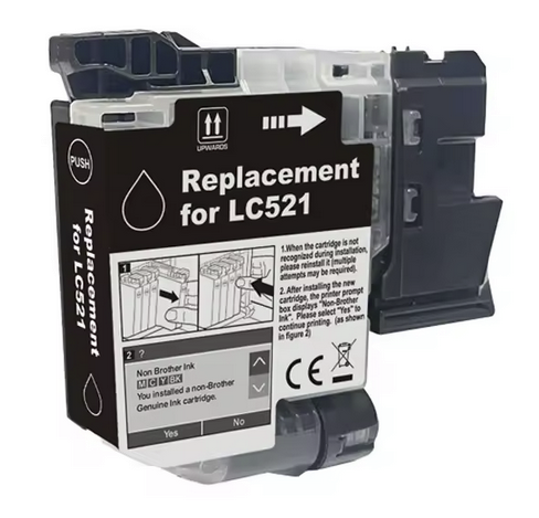 Compatible Brother LC-521 Black Ink Cartridge