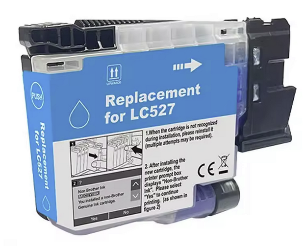 Compatible Brother LC-527 Cyan Ink Cartridge