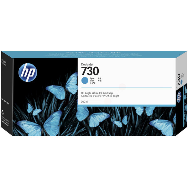 Original HP 730 Cyan High Capacity Inkjet Cartridge P2V68A