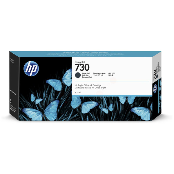 HP Original 730 Matte Black High Capacity Inkjet Cartridge P2V71A