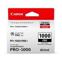 Canon Original PFI-1000PBK Black Inkjet Cartridge - (PFI-1000PBK)