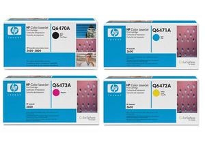 Original HP Q647 Toner Cartridge Multipack (Q6470A/Q6471A/Q6472A/Q6473A)