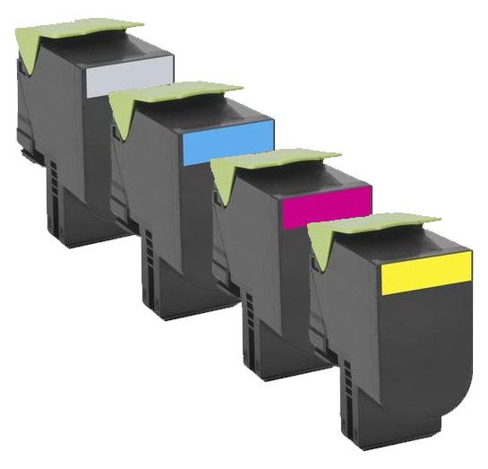 Lexmark Compatible C540H1 Toner Cartridge Multipack Black/Cyan/Magenta/Yellow