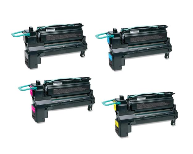 Compatible Lexmark X792X1 Toner Cartridge Multipack BK/C/M/Y