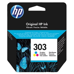 HP Original 303 Tri-Colour Inkjet Cartridge - (T6N01AE)