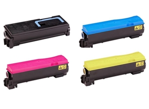 Kyocera Compatible (TK570K/C/M/Y) Quad Pack, Black/Cyan/Magenta/Yellow

