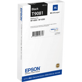 Epson Original T9081 Black High Capacity Inkjet Cartridge - (C13T908140)