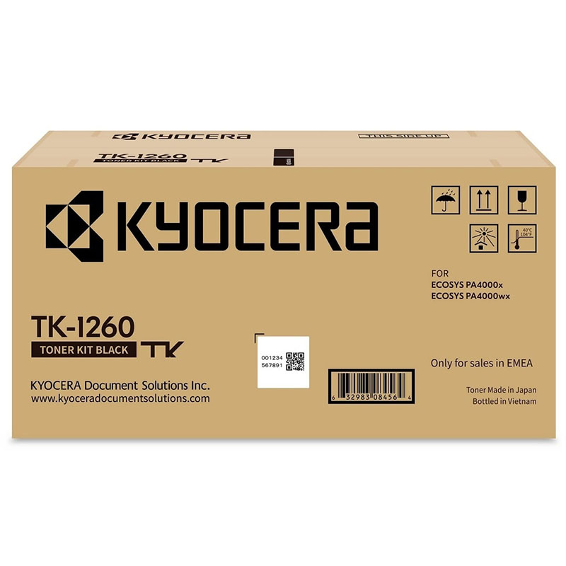 Kyocera Original TK-1260 Black Toner Cartridge