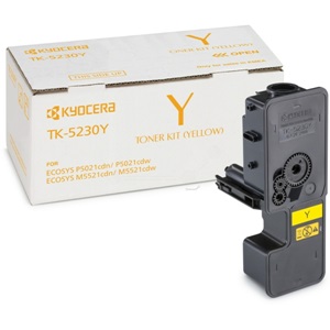 Original Kyocera TK-5230Y Yellow Toner Cartridge - (1T02R9ANL0)