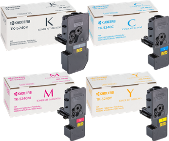 Kyocera Original TK-5240 Toner Cartridge 4 Colour Mulitpack - (Black/Cyan/Magenta/Yellow)