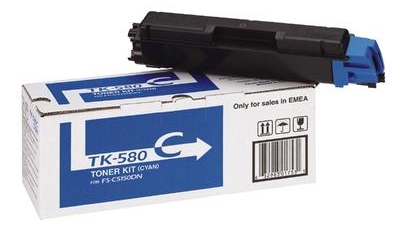 Original Kyocera TK580C Cyan Toner Cartridge (TK-580C)