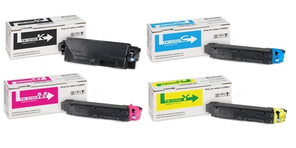 Kyocera Original TK-5150 Toner Cartridge Multipack - (Black/Cyan/Magenta/Yellow)
