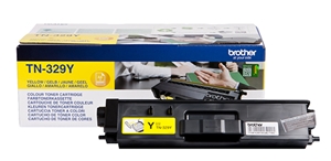 Original Brother TN329Y Extra High Capacity Yellow Toner Cartridge (TN-329Y)