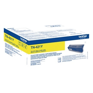 Brother Original TN-421Y Yellow Toner Cartridge - (TN421Y)