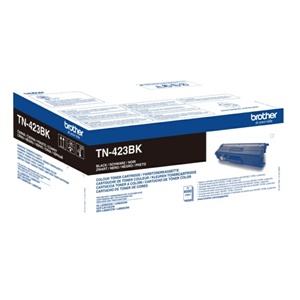 Brother Original TN-423BK  Black High Capacity Toner Cartridge - (TN423BK)