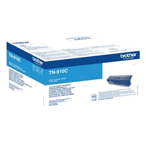 Brother Original TN-910C Cyan High Capacity Toner Cartridge - (TN910C)