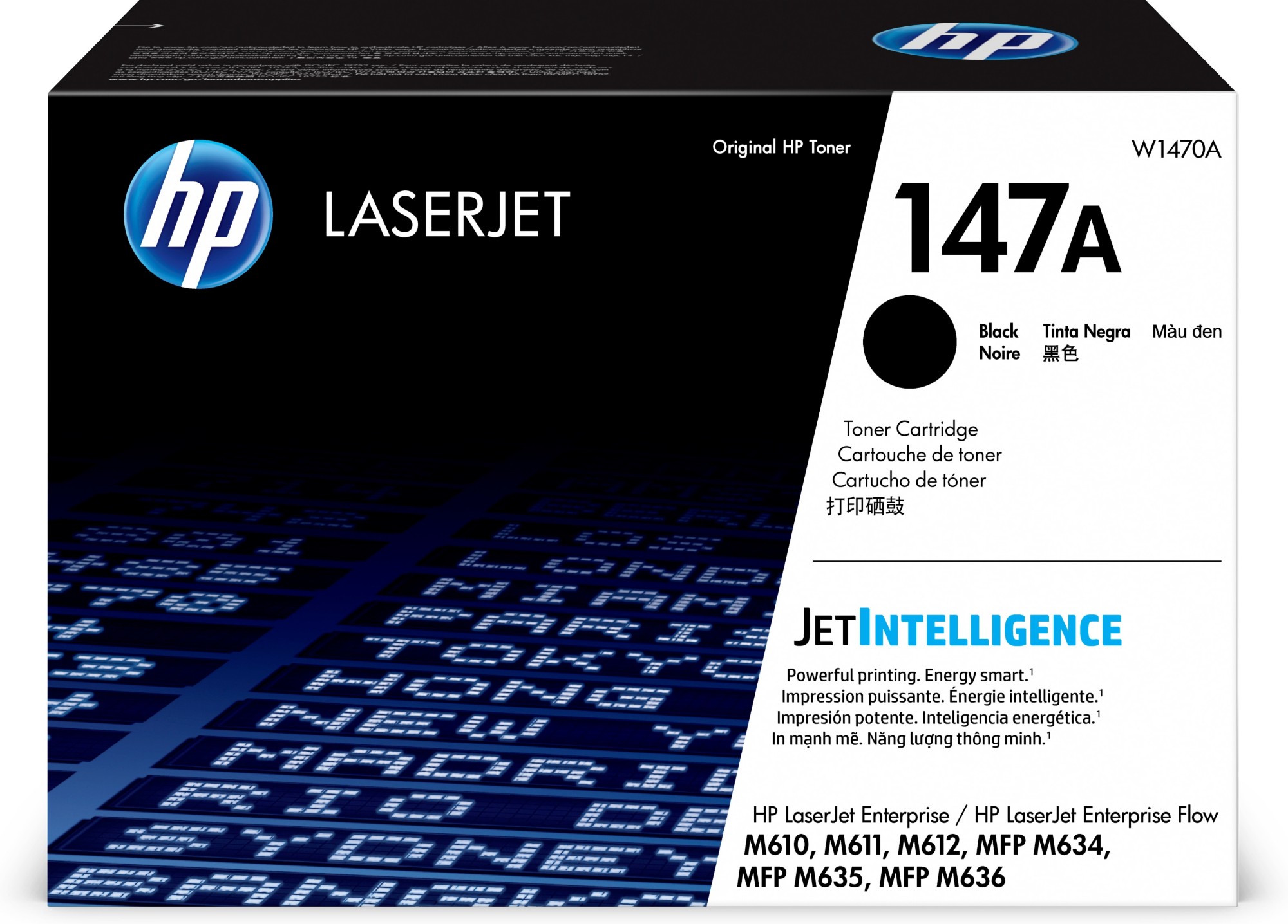 HP Original 147A Black Toner Cartridge W1470A