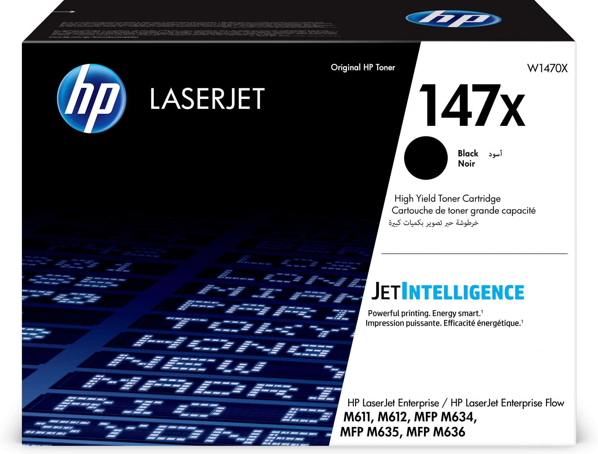 Original HP 147X Black High Capacity Toner Cartridge W1470X