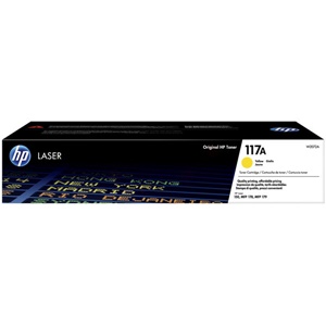 Original HP 117A Yellow Toner Cartridge - (W2072A)