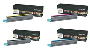 Lexmark Original X925H2 4 Colour Toner Cartridge Multipack - (Black/Cyan/Magenta/Yellow)