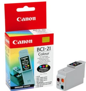 Original Canon BCI-21C Colour Ink Cartridge (0955A002)