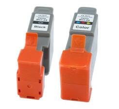 Compatible Canon BCI-21BK Black and BCI-21C Colour Ink cartridges