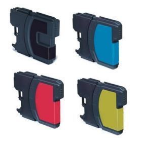 Compatible Brother LC1240 full Set of 4 inks (Black/Cyan/Magenta/Yellow)