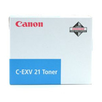 Original Canon C-EXV21 Cyan Toner Cartridge (0453B002AA)