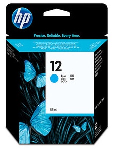 Original HP No.12 Cyan Ink Cartridge (C4804A)