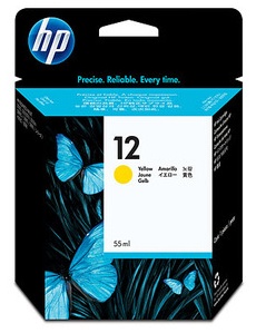 Original HP No.12 Yellow Ink Cartridge (C4806A)