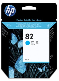 Original HP No.82 Cyan Ink Cartridge High Capacity (C4911A)