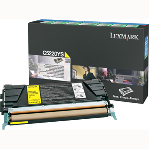 Original Lexmark C5220YS Yellow Toner Cartridge