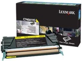 Original Lexmark C746A1YG Yellow Toner Cartridge