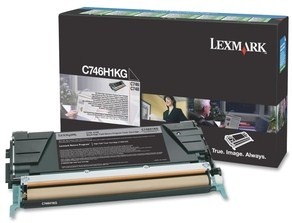 Original Lexmark C746H1KG Black Toner Cartridge High Capacity