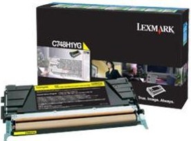 Original Lexmark C748H1YG Yellow Toner Cartridge High Capacity