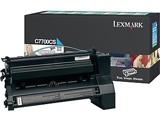 Original Lexmark C7700CS Cyan Toner Cartridge