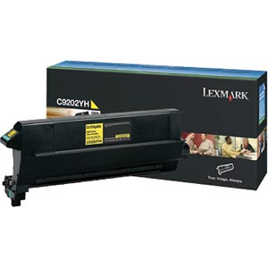 Original Lexmark C9202YH Yellow Toner Cartridge