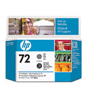 Original HP 72 Photo Black and Colour set of Grey Printhead