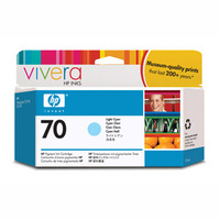 Original HP 70 Light Cyan Ink Cartridge (130ml)