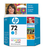 Original HP 72 Cyan Ink cartridge (69ml)