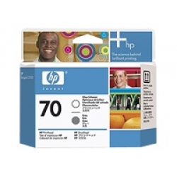 Original HP Printhead  70 Gloss Enhancer and Grey