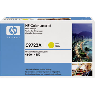 Original HP C9722A Yellow Toner Cartridge