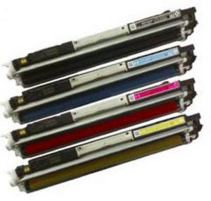 Compatible HP CE31 a Set of 4 Toner Cartridge Multipack (CE310A/CE311A/CE312A/CE313A) (Black,Cyan,Magenta,Yellow)