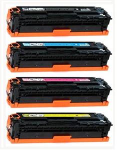 Compatible HP CE74 a Set of 4 Toner Cartridge Multipack (CE740A/1A/2A/3A)(Black,Cyan,Magenta,Yellow)