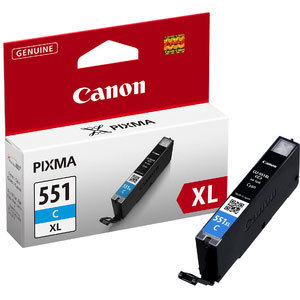 Original Canon CLI-551CXL Cyan Ink cartridge High Capacity (6444B001)