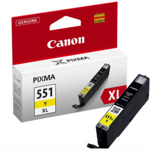 Original Canon CLI-551YXL Yellow Ink  cartridge High Capacity (6446B001)