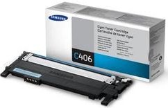 Original Samsung CLT-C406S Cyan Toner Cartridge